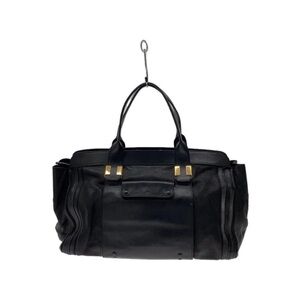 Chloe Black Leather with Gold Zipper
